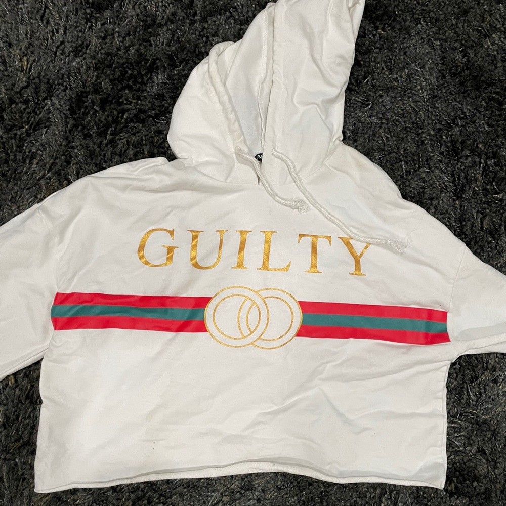 Cropped hoodie